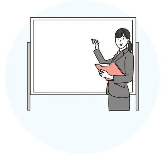 教育コストに悩む女性のイラスト