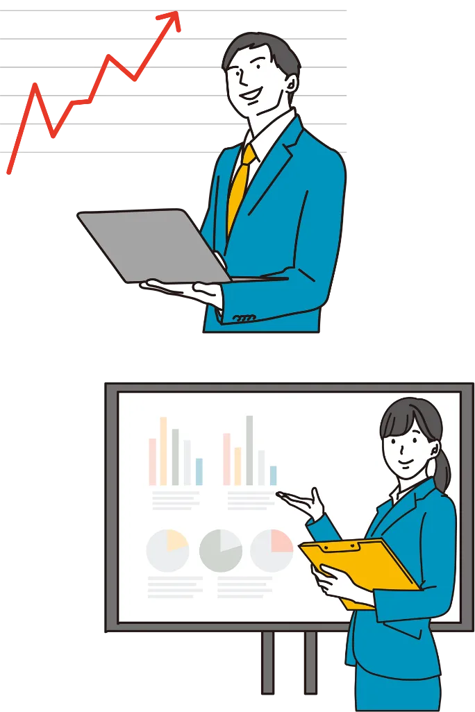 スタッフのイラスト